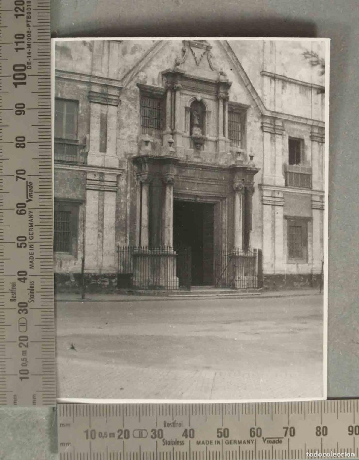 Fotograf&iacute;a antigua: FOTOGRAFIA. Iglesia de Nuestra Se&ntilde;ora del Carmen y Santa Teresa - C&aacute;diz HACIA 1940