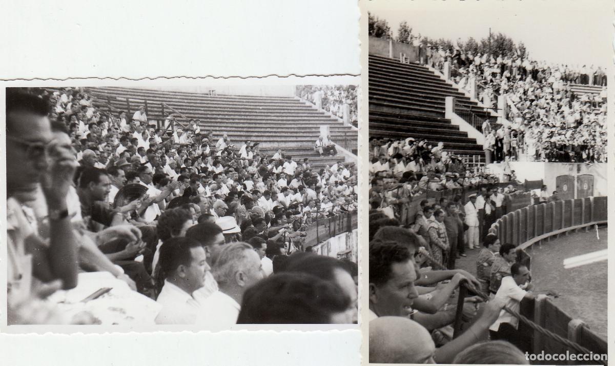 Fotograf&iacute;a antigua: 2 fotos. Corrida. Torero. Plaza de Toros. A&ntilde;os 50 pc