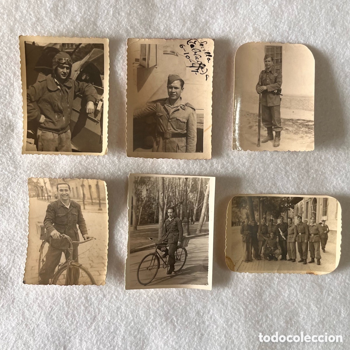 Antique Photography: MILITAR - LOTE FOTOGRAF&Iacute;AS AVIACION / EJ&Eacute;RCITO AIRE / SOLDADO TABLADA / SEVILLA