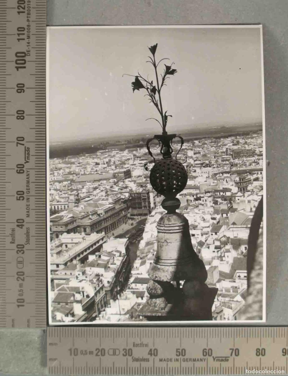 Antique Photography: FOTOGRAFIA. VISTA DESDE LA GIRALDA. SEVILLA HACIA 1940