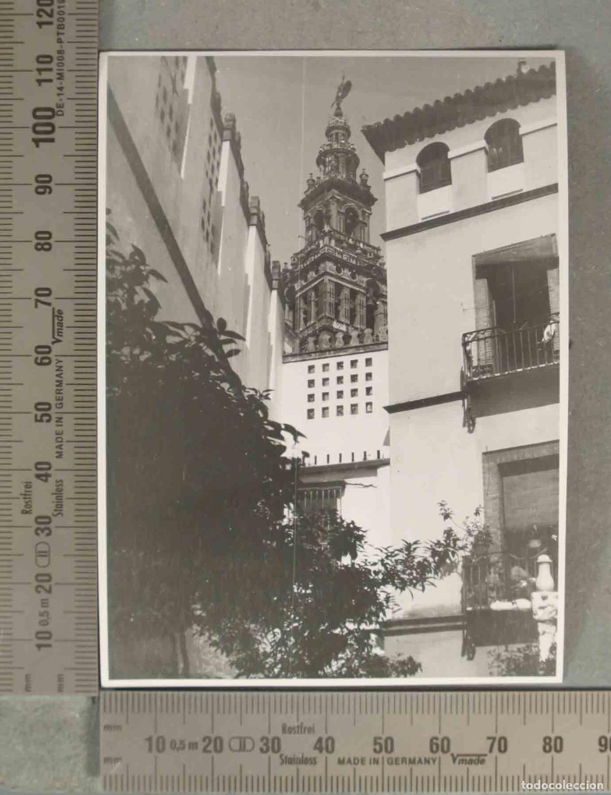 Fotograf&iacute;a antigua: FOTOGRAFIA. VISTA GIRALDA SEVILLA HACIA 1940
