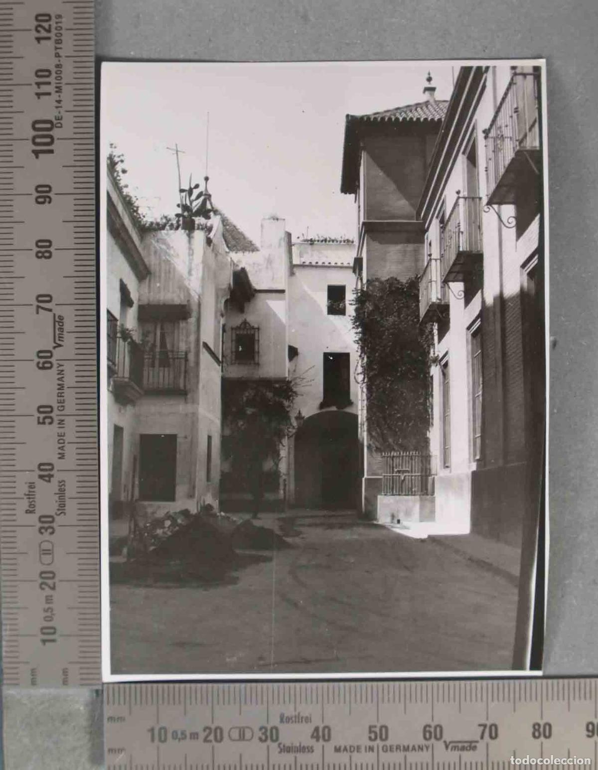 Fotograf&iacute;a antigua: FOTOGRAFIA. VISTA PLAZOLETA SEVILLA HACIA 1940