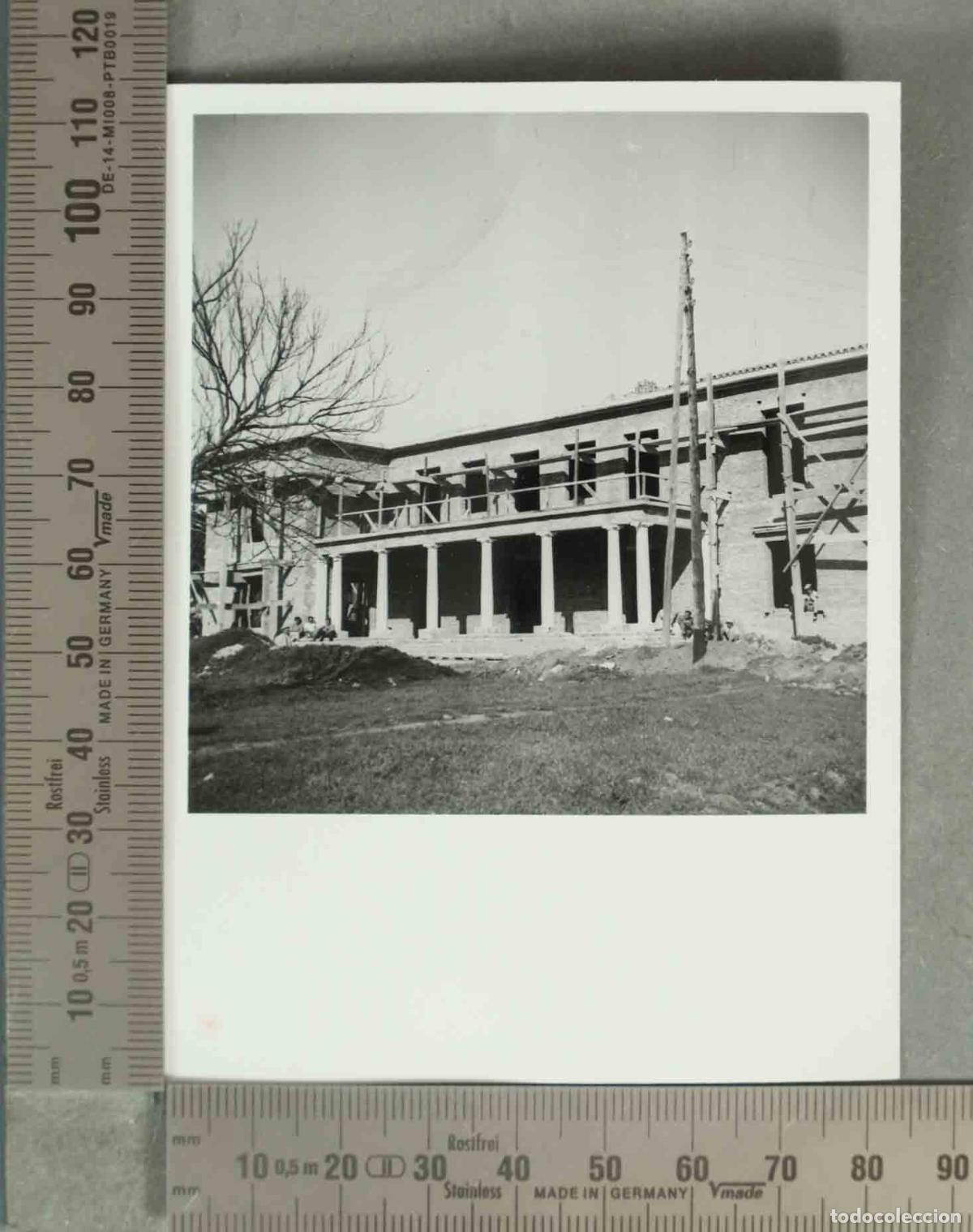 Fotograf&iacute;a antigua: FOTOGRAFIA. PROCESO EDIFICACION NUEVA JEREZ DE LA FRONTERA HACIA 1940