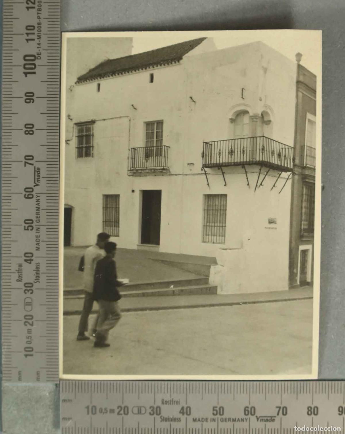 Fotografia antiga: FOTOGRAFIA. VISTA CASA ARCOS DE LA FRONTERA HACIA 1940