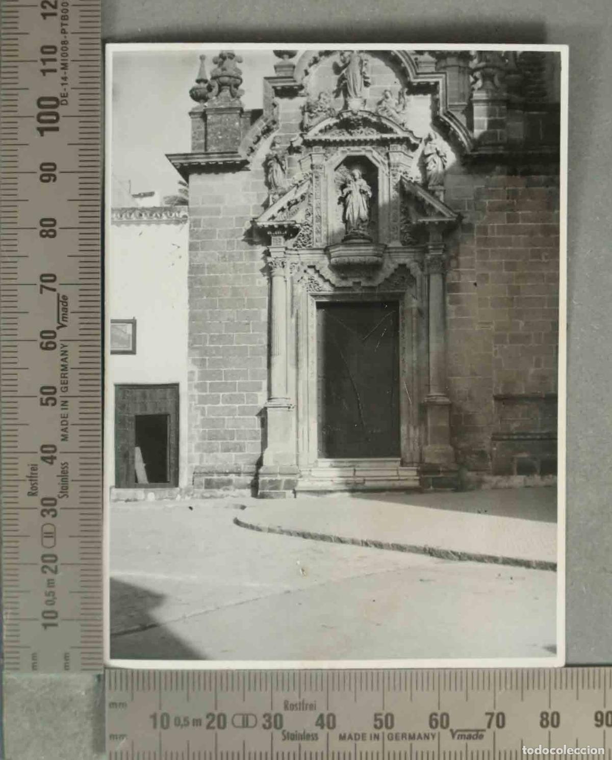 Fotografia antiga: FOTOGRAFIA. IGLESIA DE SAN MIGUEL JEREZ DE LA FRONTERA HACIA 1940