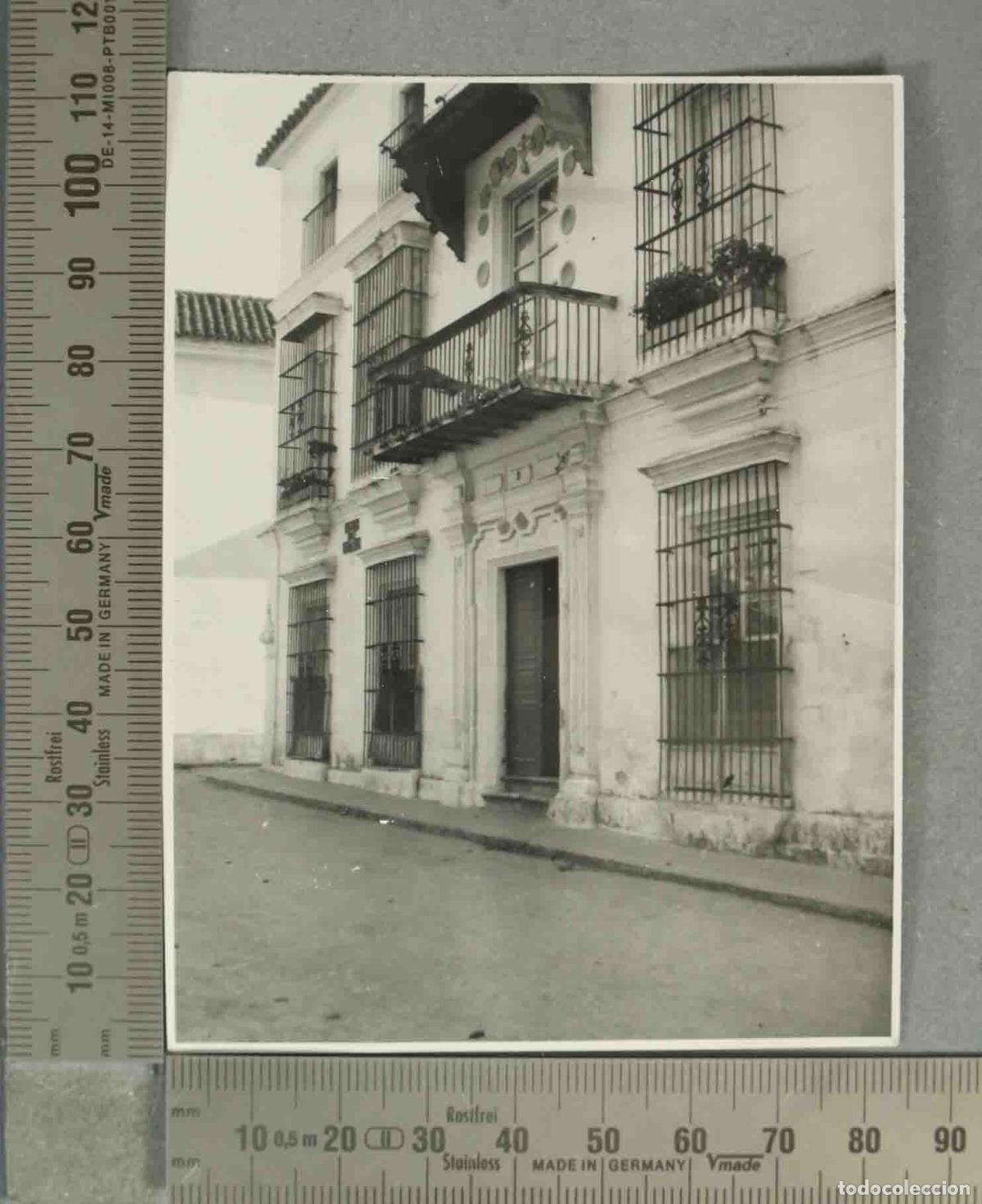 Fotografia antiga: FOTOGRAFIA. FACHADA JEREZ DE LA FRONTERA HACIA 1940