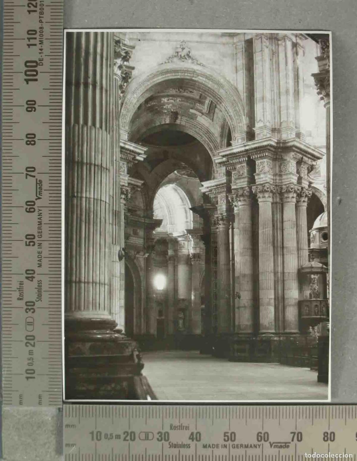 Fotograf&iacute;a antigua: FOTOGRAFIA. CATEDRAL MALAGA HACIA 1940