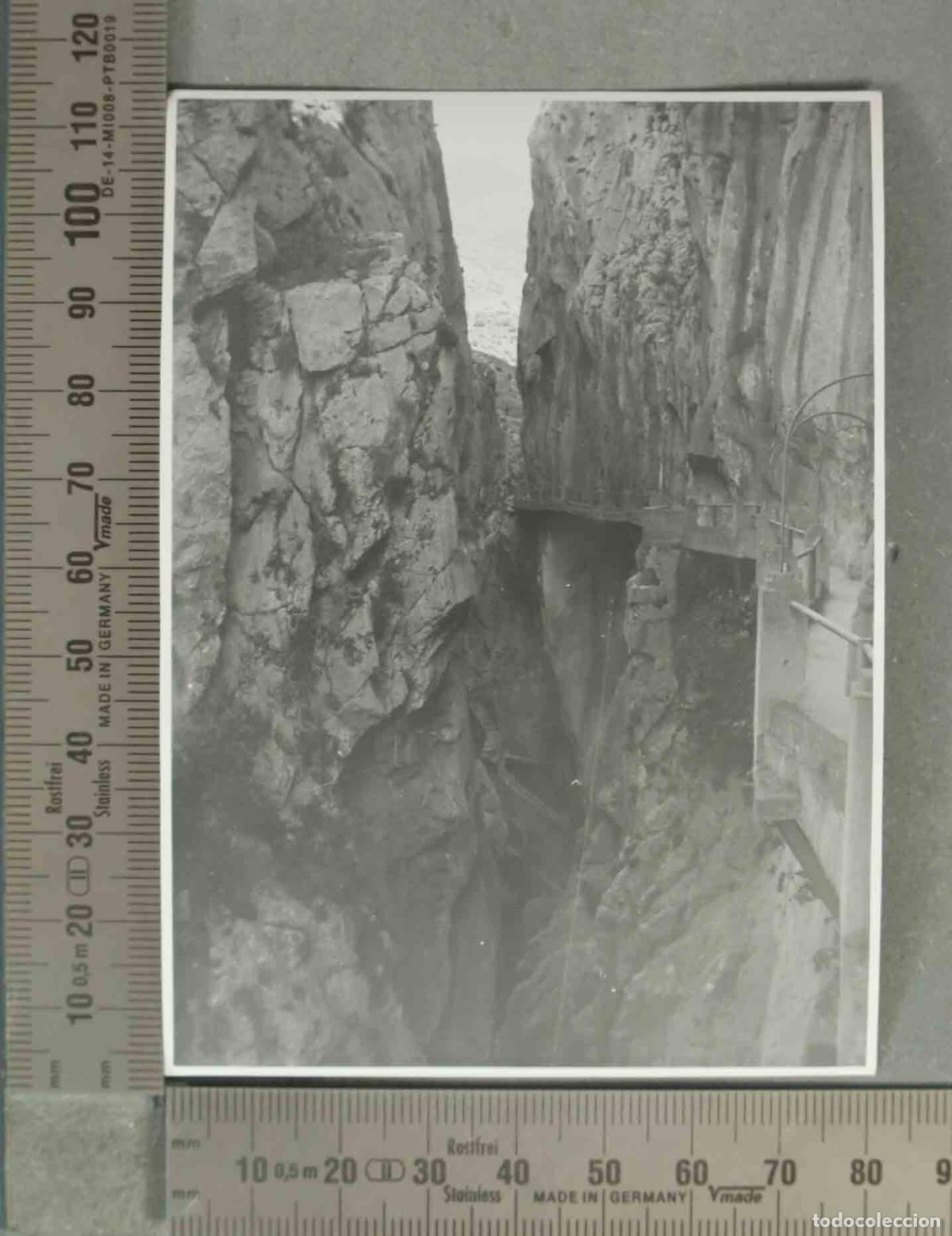 Fotograf&iacute;a antigua: FOTOGRAFIA. CAMINITO DEL REY EL CHORRO