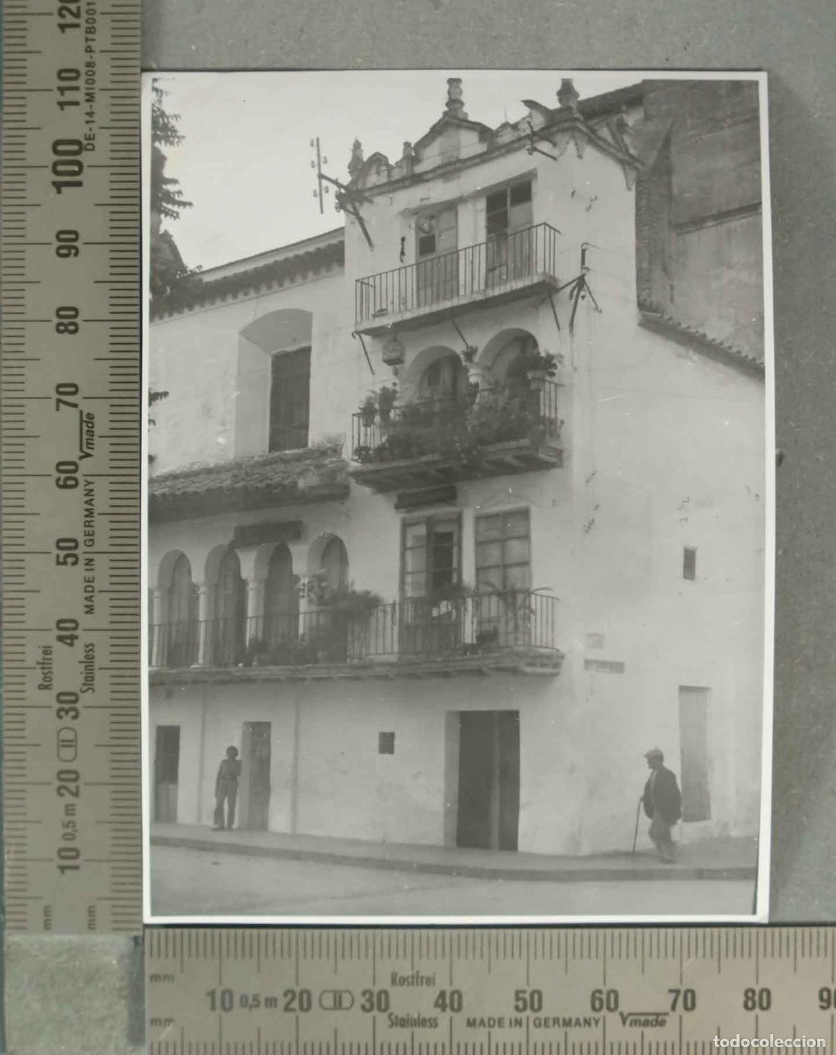 Fotograf&iacute;a antigua: FOTOGRAFIA. FACHADA VIVIENDA ECIJA HACIA 1940