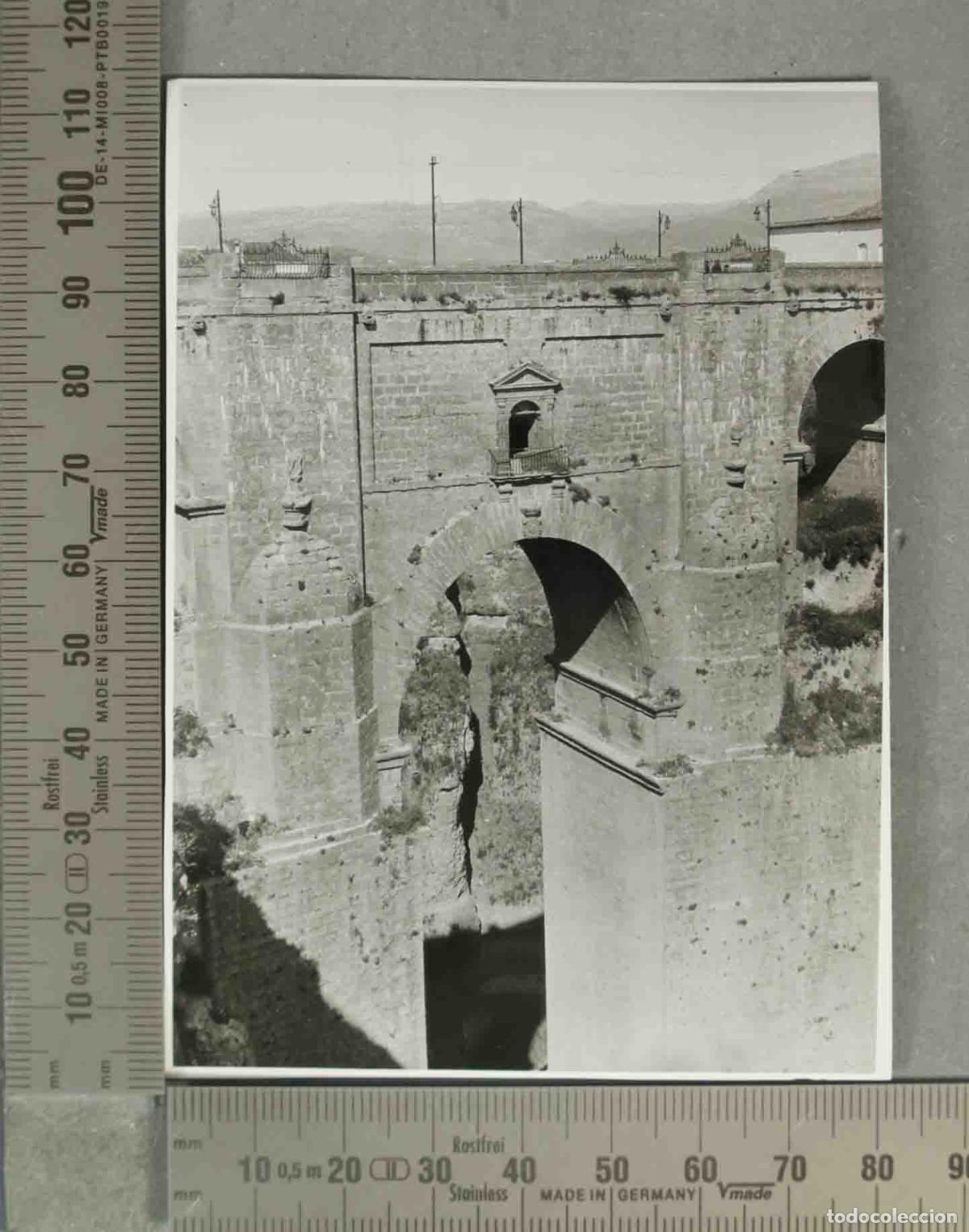 Fotograf&iacute;a antigua: FOTOGRAFIA. Ronda - Puente Nuevo - HACIA 1940