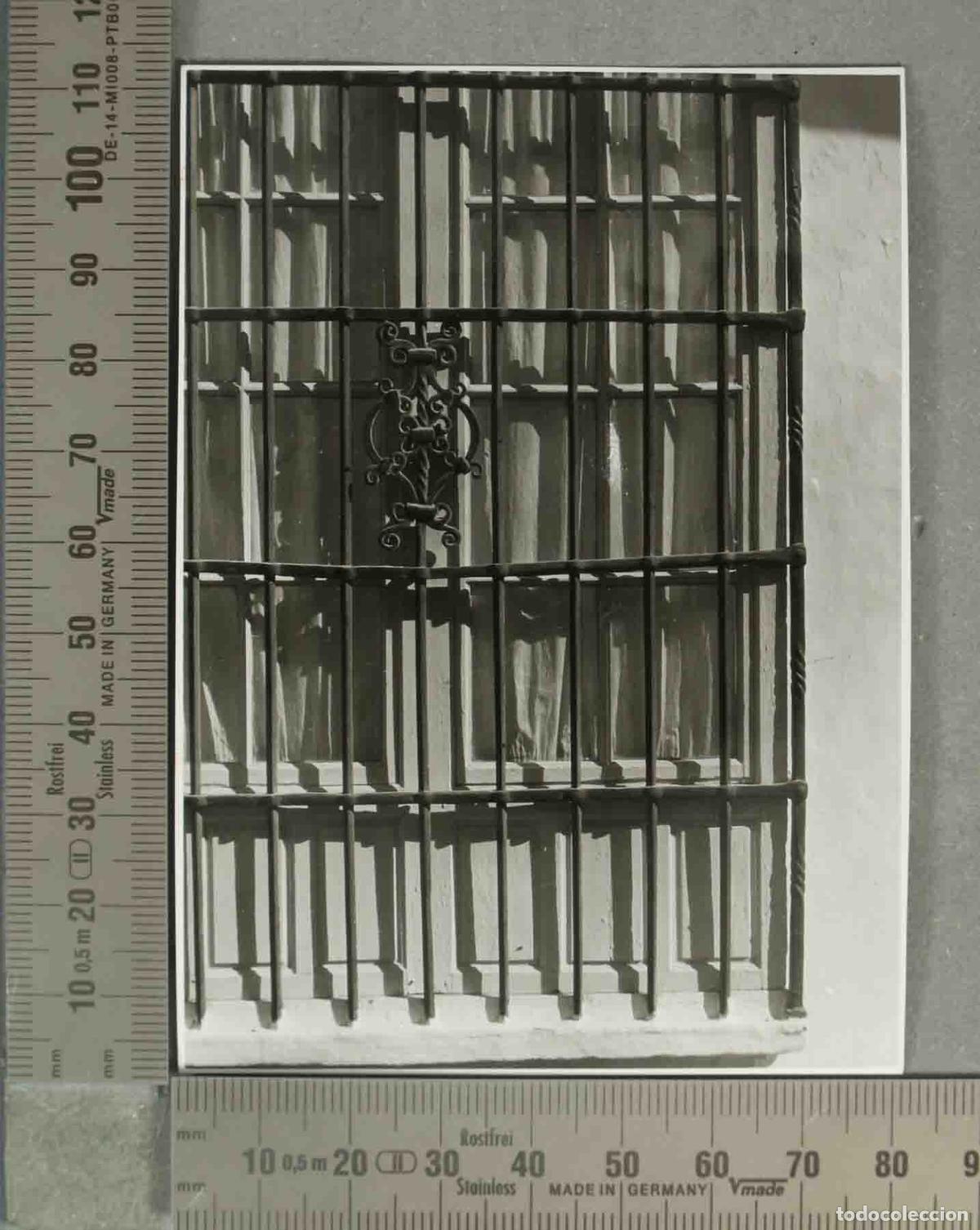 Photographie ancienne: FOTOGRAFIA. Reja decorativa de hierro forjado RONDA HACIA 1940
