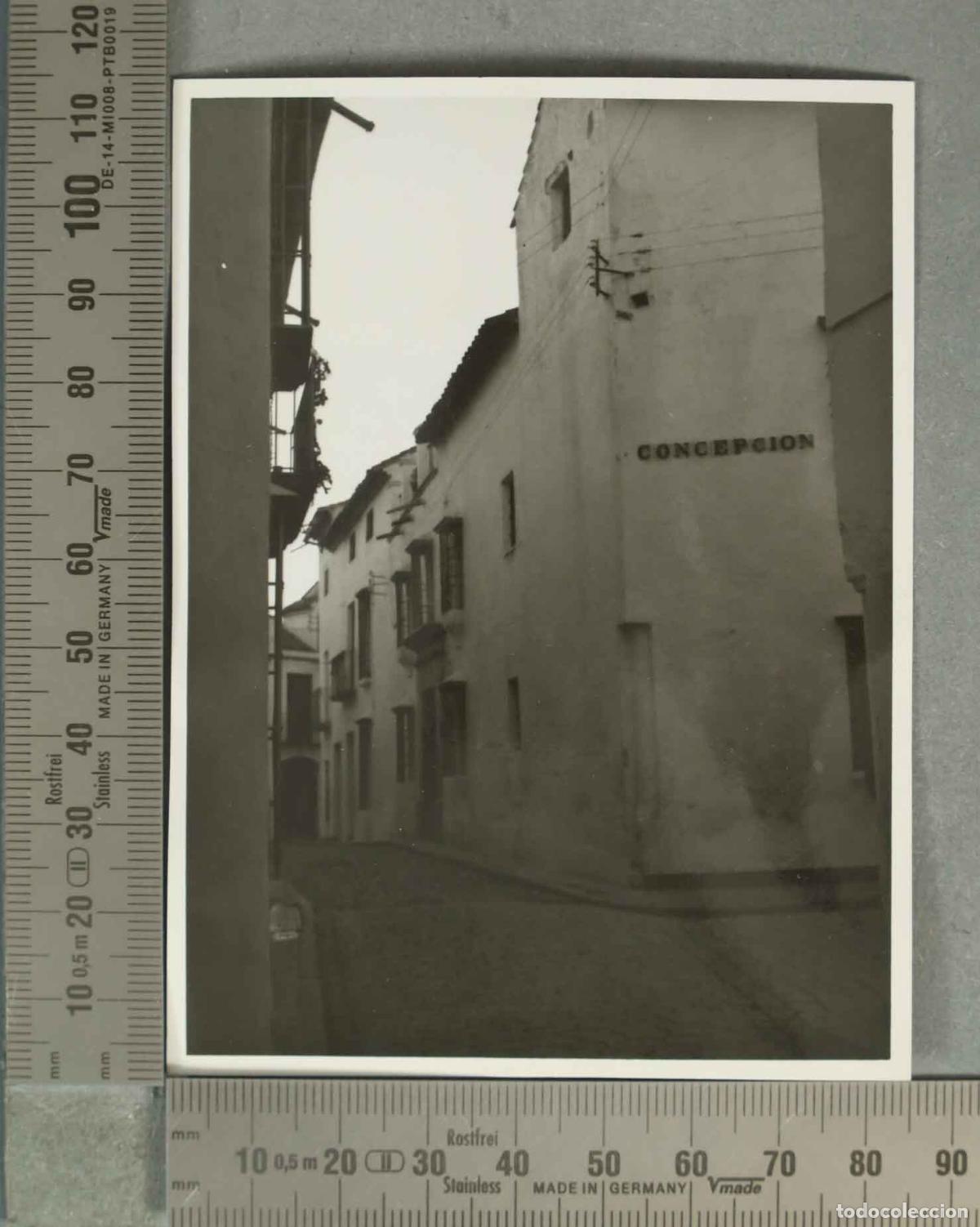 Photographie ancienne: FOTOGRAFIA. VISTA CALLE CONCEPCION ANDUJAR JAEN HACIA 1940