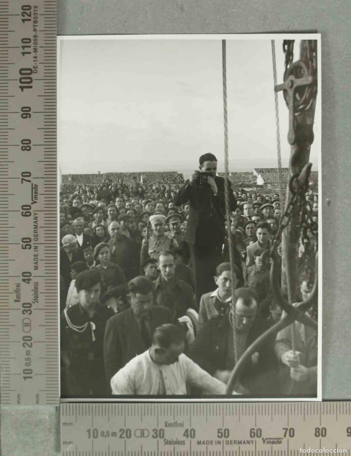Fotografia antiga: FOTOGRAFIA. ACTO EN SOLDADO MARROQUI FALANGE PORCUNA HACIA 1940