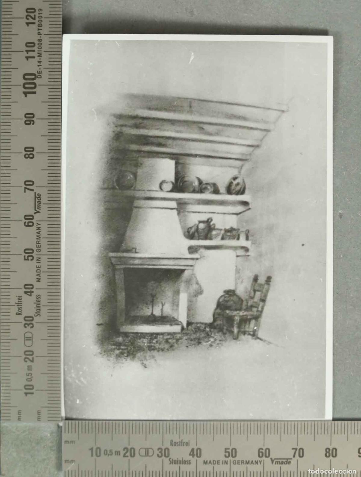 Alte Fotografie: FOTOGRAFIA. DIBUJO INTERIOR CASA TRADICIONAL