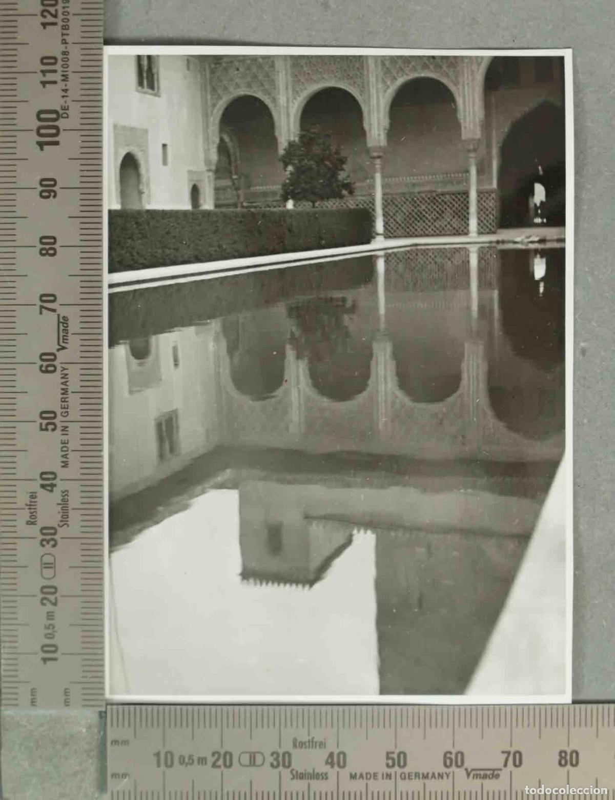 Alte Fotografie: FOTOGRAFIA. La Alhambra - Patio de los Arrayanes - GENERALIFE HACIA 1940