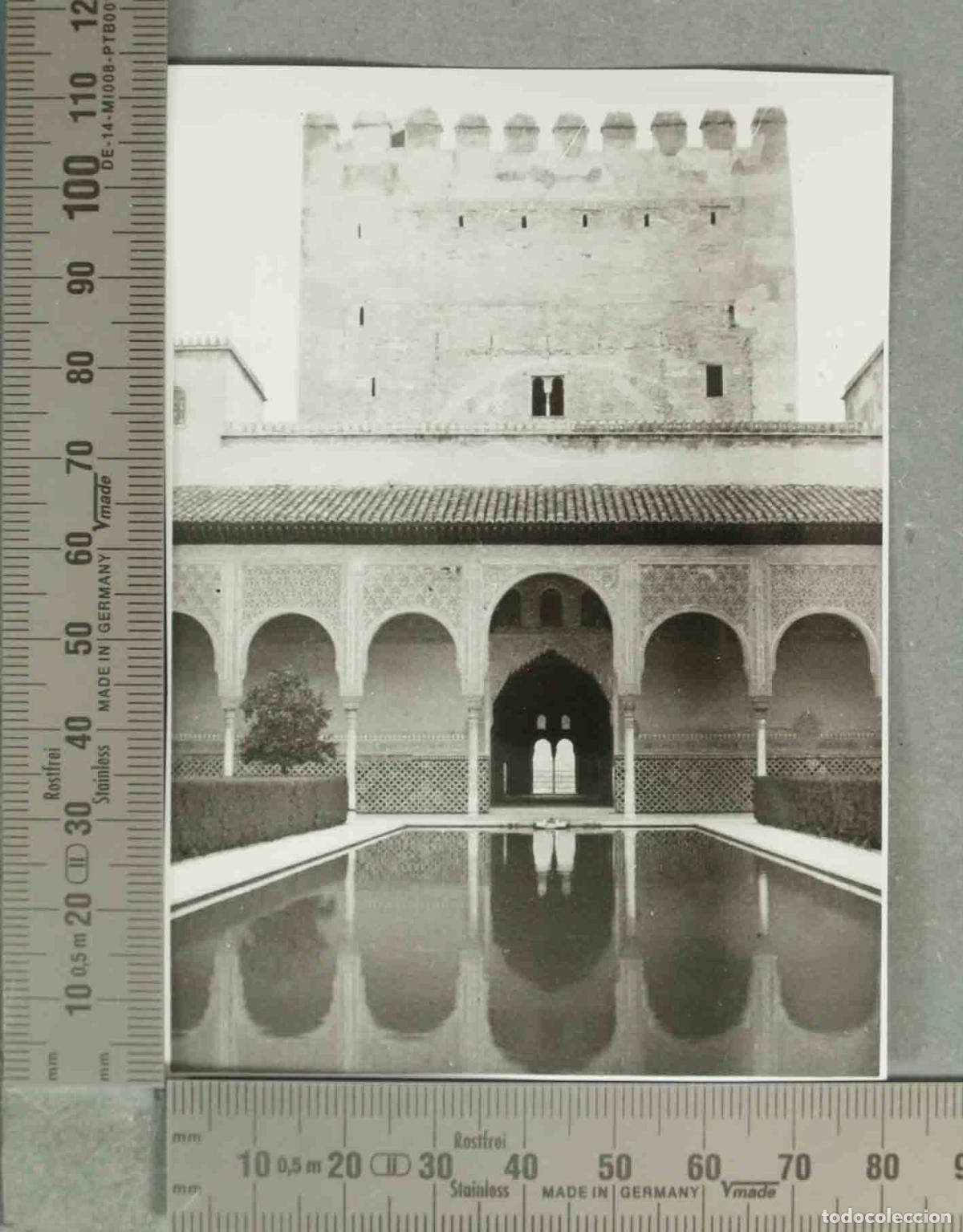 Alte Fotografie: FOTOGRAFIA. Granada - La Alhambra - Patio de los Arrayanes - GENERALIFE HACIA 1940