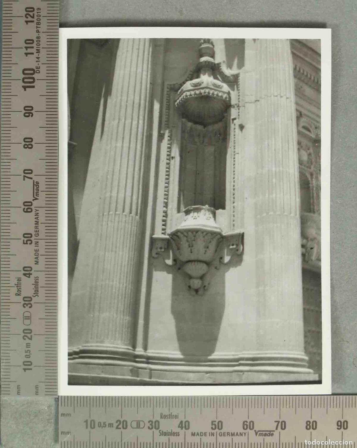 Fotograf&iacute;a antigua: FOTOGRAFIA. DETALLE IGLESIA GUADIX HACIA 1940