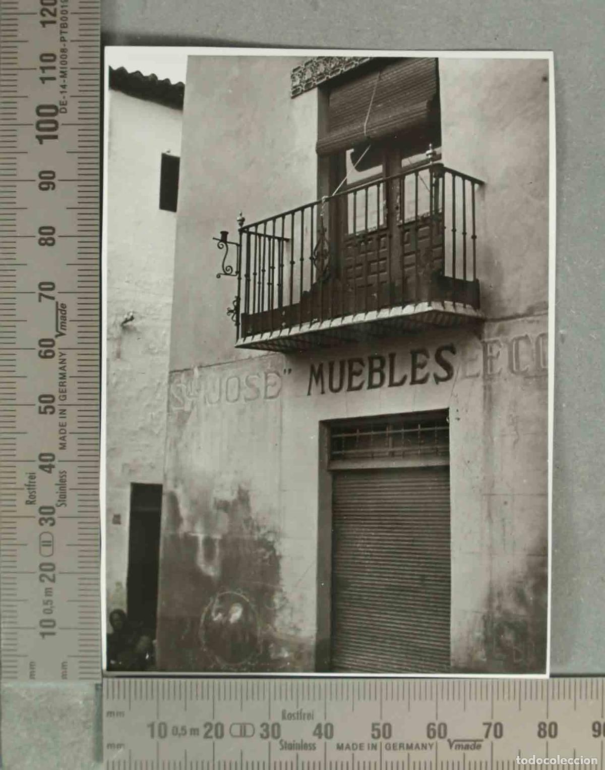 Fotograf&iacute;a antigua: FOTOGRAFIA. Muebles San Jos&eacute; - FACHADA HACIA 1940 GUADIX
