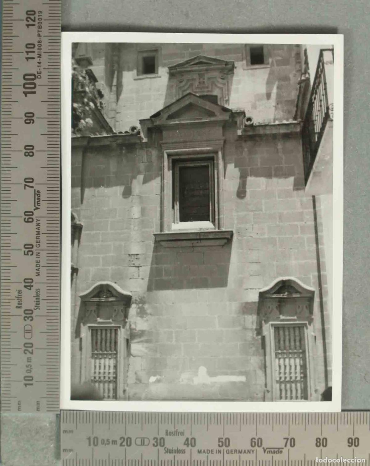 Antique Photography: FOTOGRAFIA.DETALLE FACHADA IGLESIA. GUADIX HACIA 1940