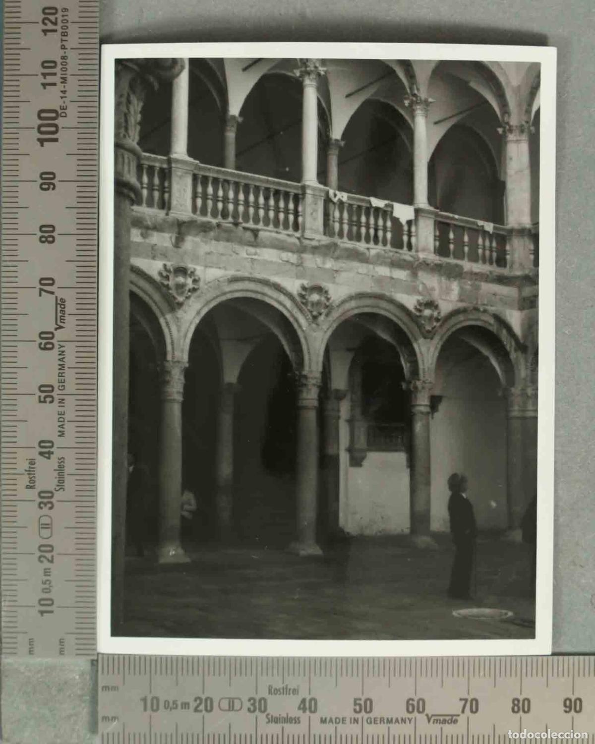 Fotograf&iacute;a antigua: FOTOGRAFIA. INTERIOR PATIO LA CALAHORRA HACIA 1940