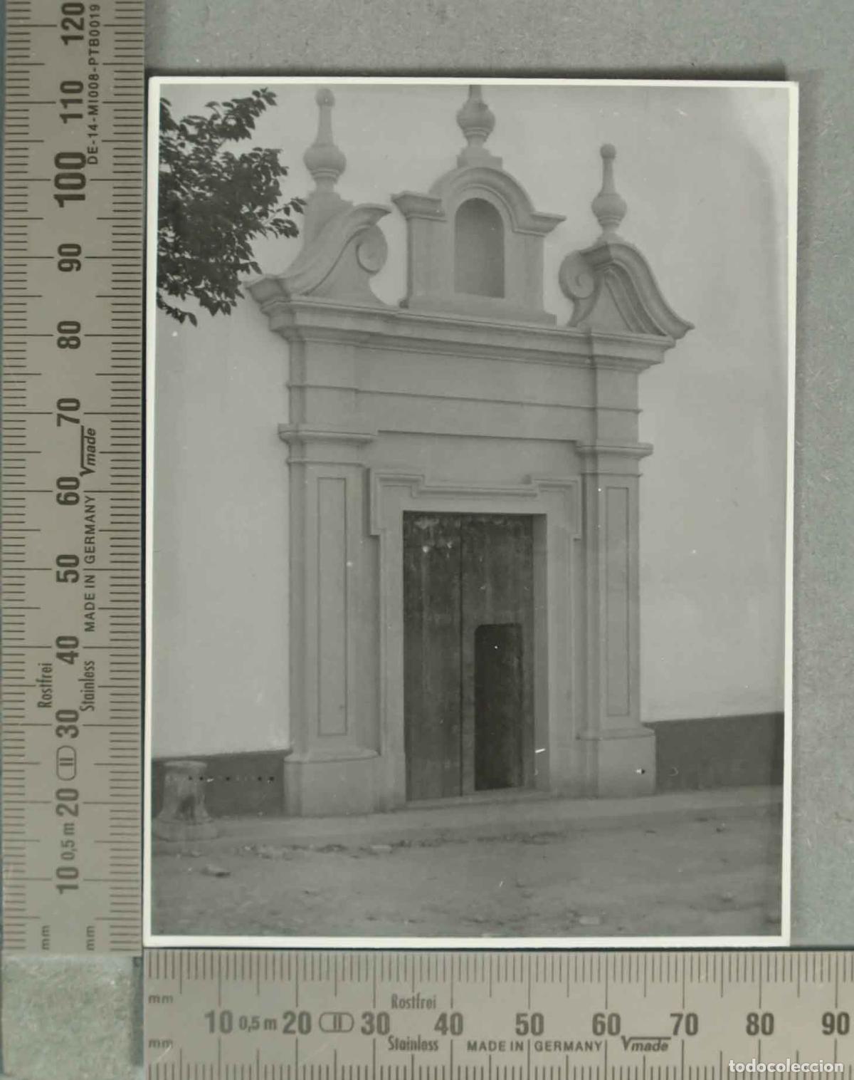 Fotograf&iacute;a antigua: FOTOGRAFIA. ENTRADA. IGLESIA. HIGUERA DE CALATRAVA