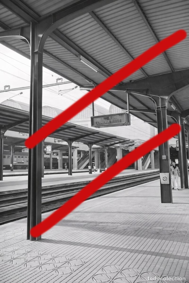 Fotograf&iacute;a antigua: ATOCHA MADRID A&Ntilde;OS 70 &ndash; NEGATIVO CELULOIDE