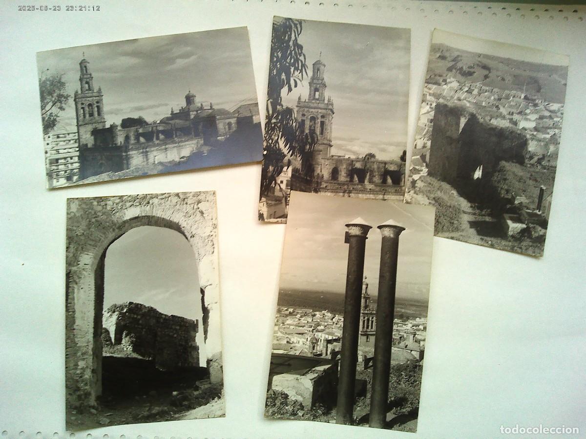 Fotograf&iacute;a antigua: LOTE DE 5 FOTOS DE MORON DE LA FRONTERA ( SEVILLA ) ......... 12 X 18 CM