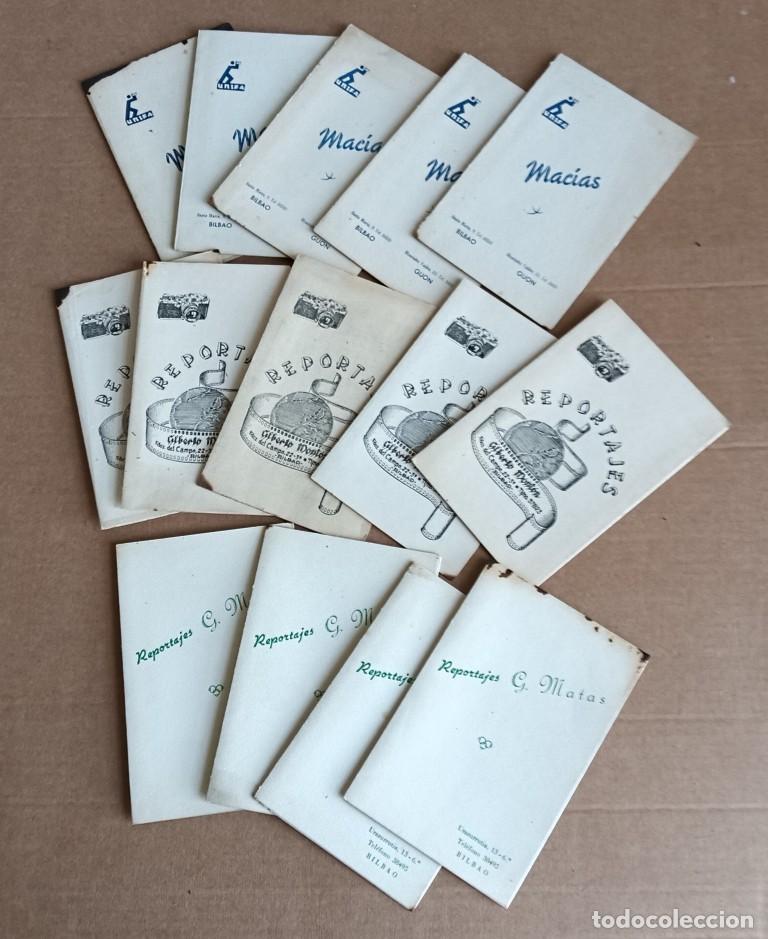 Alte Fotografie: 14 fotograf&iacute;as de una boda Todas guardadas en una carpetilla Reportajes G. Matas Bilbao Reportajes A