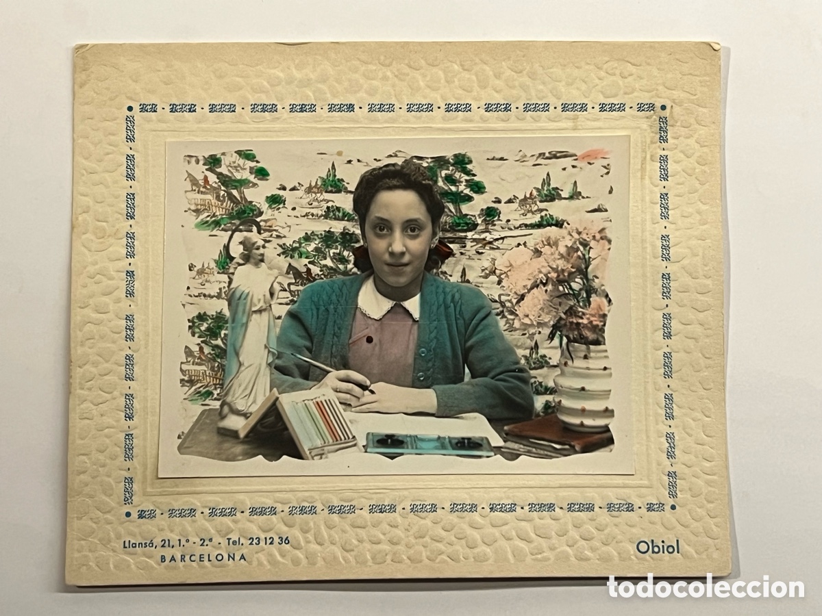 Fotograf&iacute;a antigua: BARCELONA. Recuerdo escolar. Fotograf&iacute;a Escoles Guimera. Fotograf&iacute;a antigua (h.1945?)