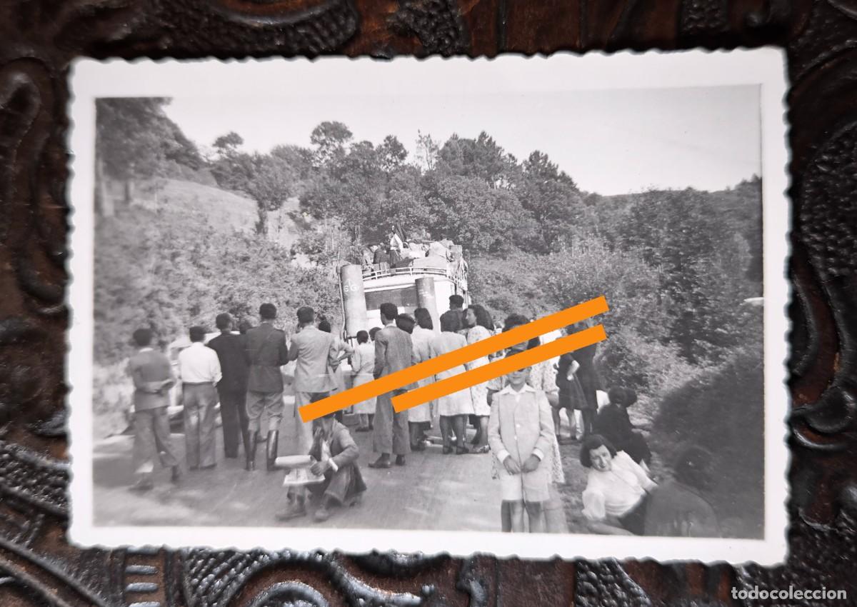 Fotograf&iacute;a antigua: Antigua fotograf&iacute;a. Camino de Santiago. A&ntilde;os 50.