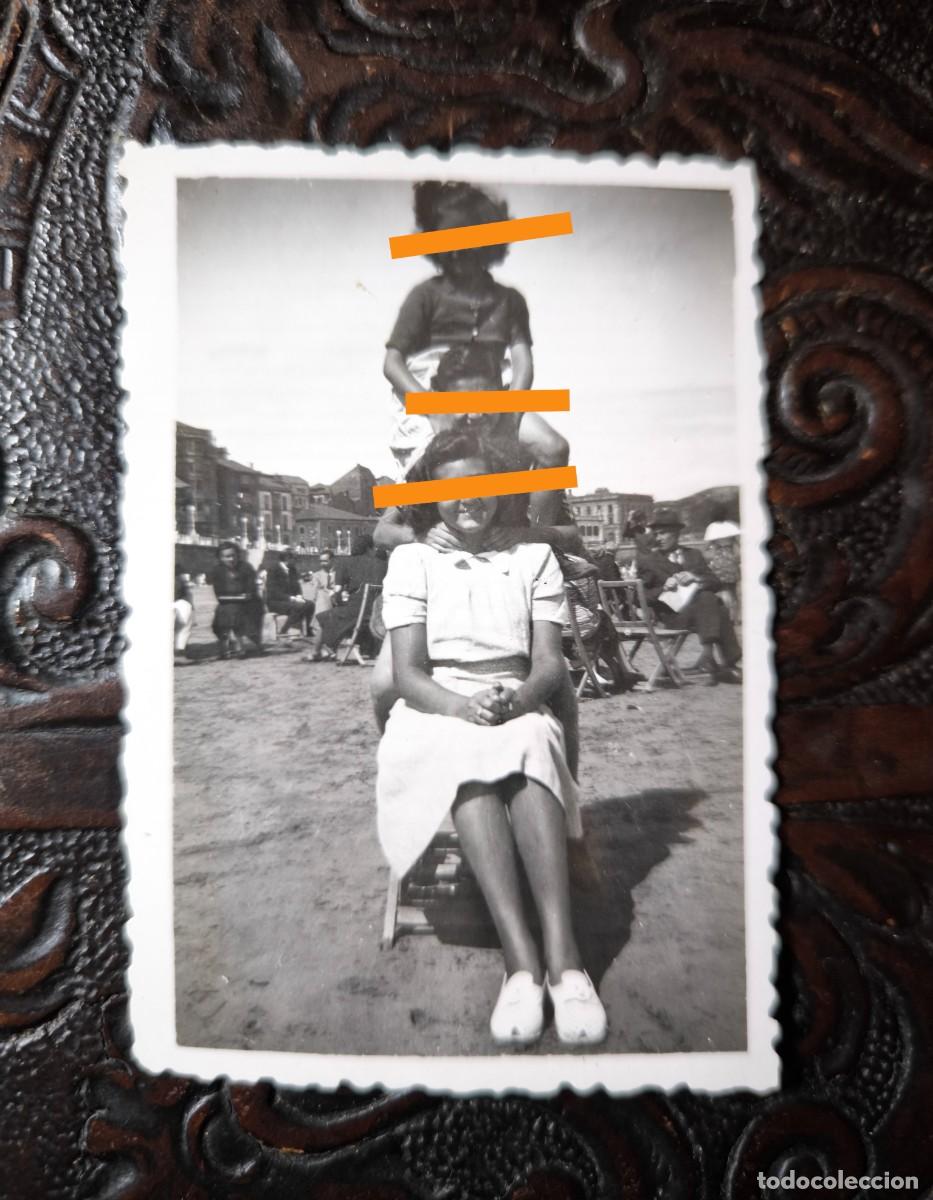 Fotografia antica: Antigua fotograf&iacute;a. Gij&oacute;n. A&ntilde;o 1944.