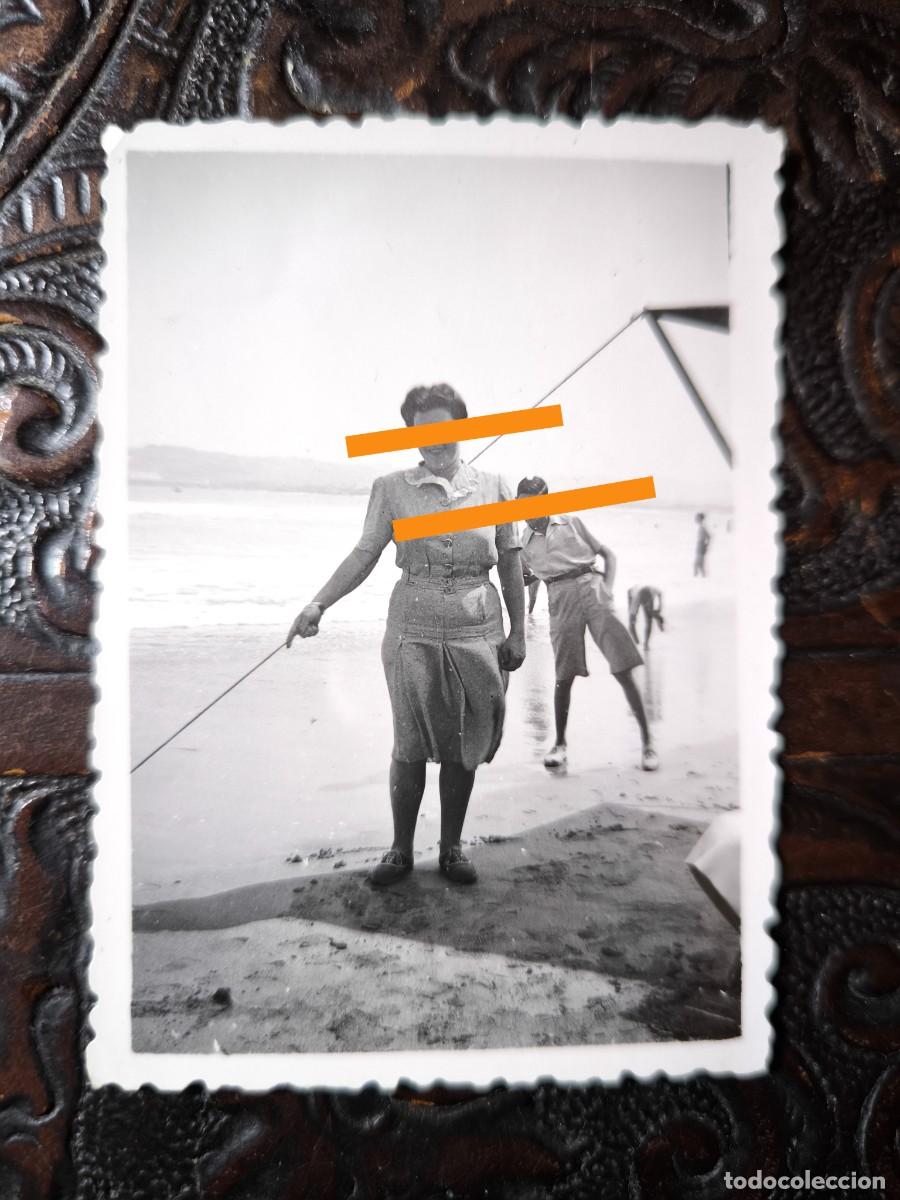 Fotografia antica: Antigua fotograf&iacute;a. Gij&oacute;n. A&ntilde;os 40.