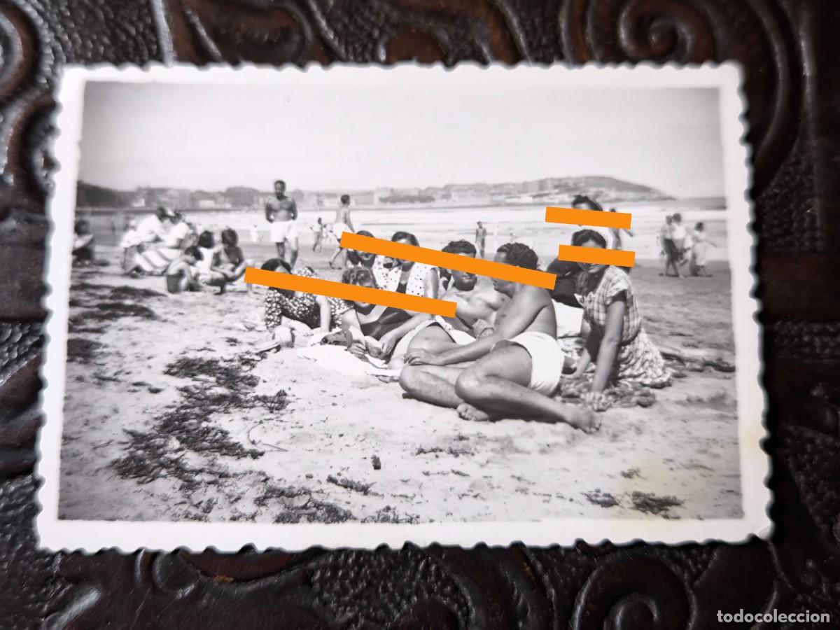 Fotografia antica: Antigua fotograf&iacute;a. En Gij&oacute;n. A&ntilde;os 40.