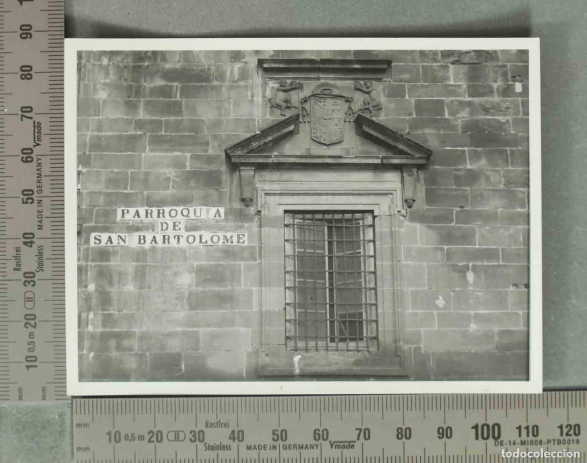 Fotografia antica: FOTOGRAFIA. Parroquia de San Bartolom&eacute; MONTORO. HACIA 1940