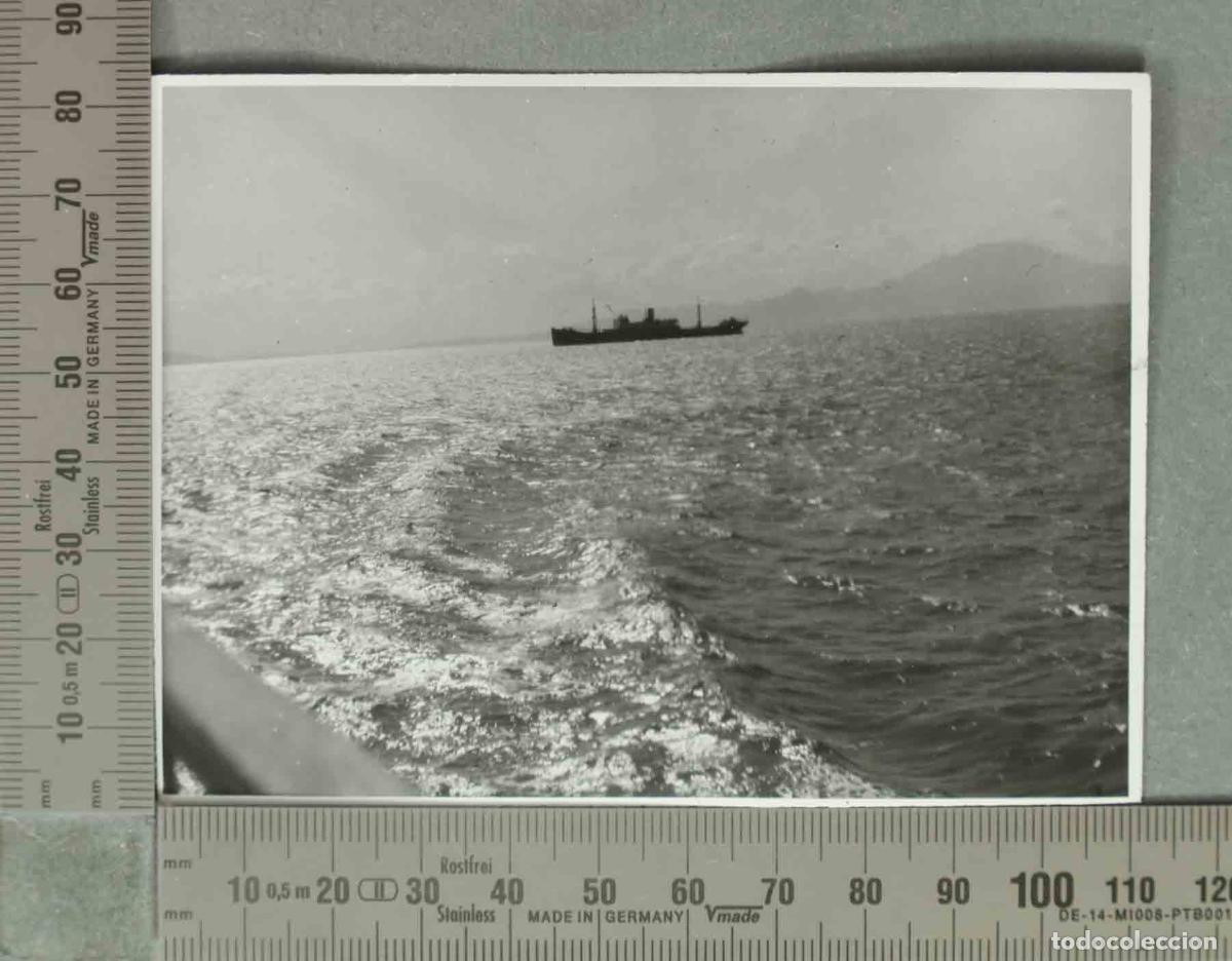Antique Photography: FOTOGRAFIA. BARCO AGUAS GIBRALTAR HACIA 1940