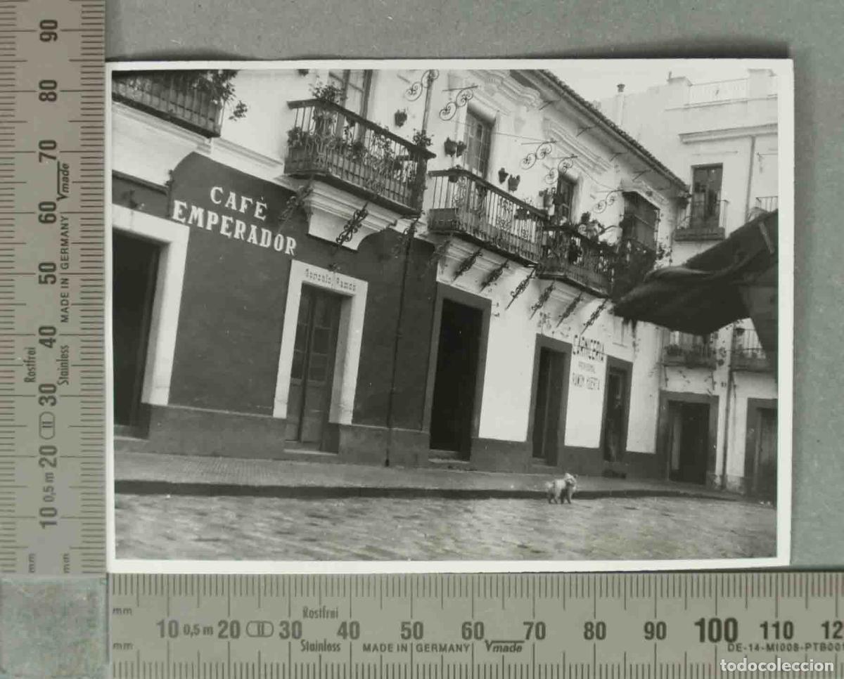Antique Photography: FOTOGRAFIA. VISTA CALLE ALGECIRAS. CAFE EMPERADOR HACIA 1940