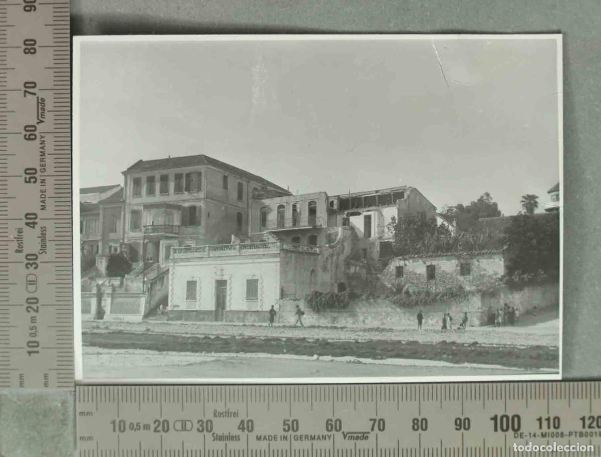 Photographie ancienne: FOTOGRAFIA. VISTA VIVIENDA DA&Ntilde;ADA GUERRA CIVIL ALGECIRAS HACIA 1940