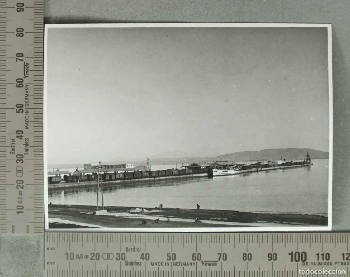 Photographie ancienne: FOTOGRAFIA. Muelle-embarcadero ALGECIRAS HACIA 1940