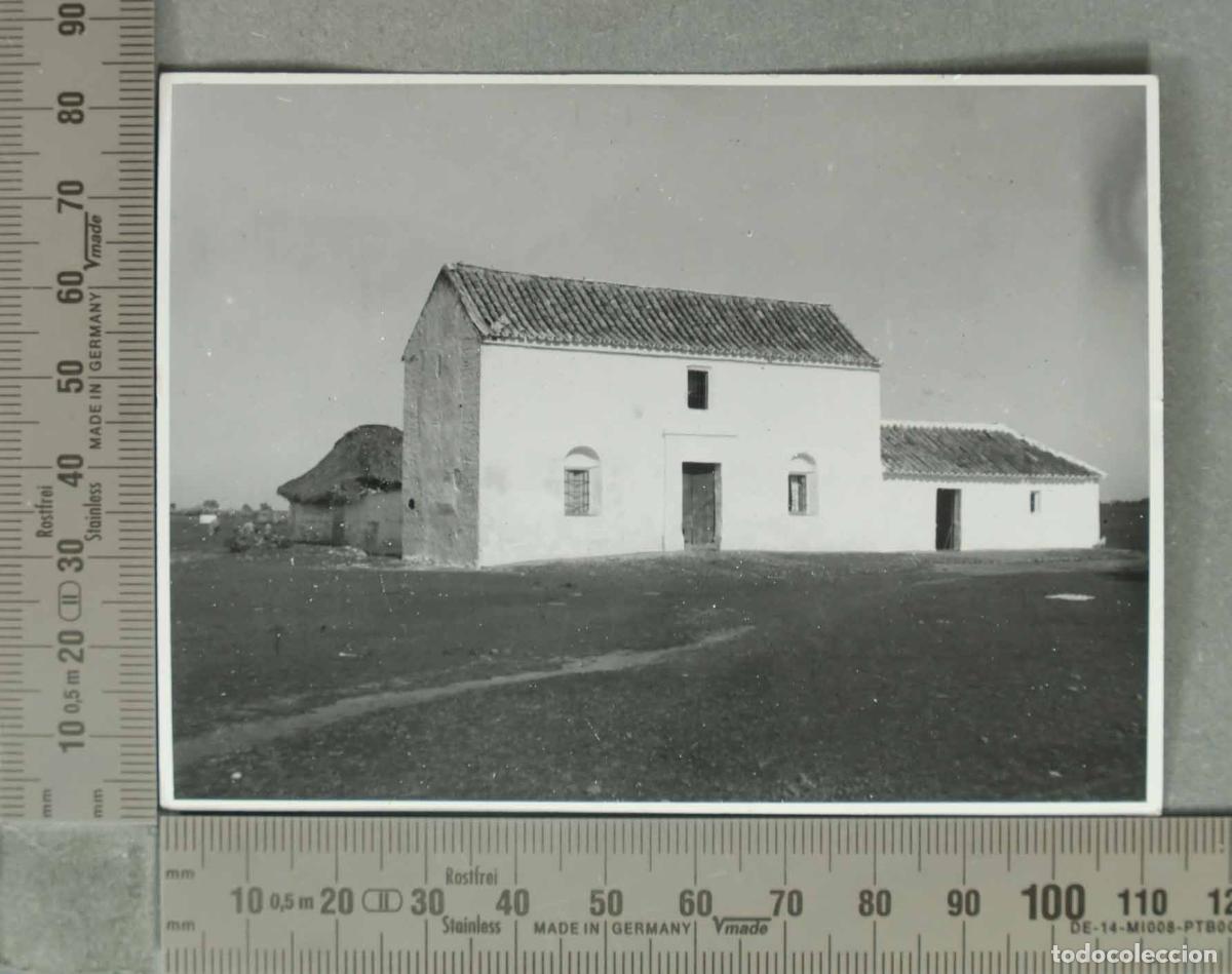 Photographie ancienne: FOTOGRAFIA. CHOZA MIXTA Y VIVIENDA. SEVILLA
