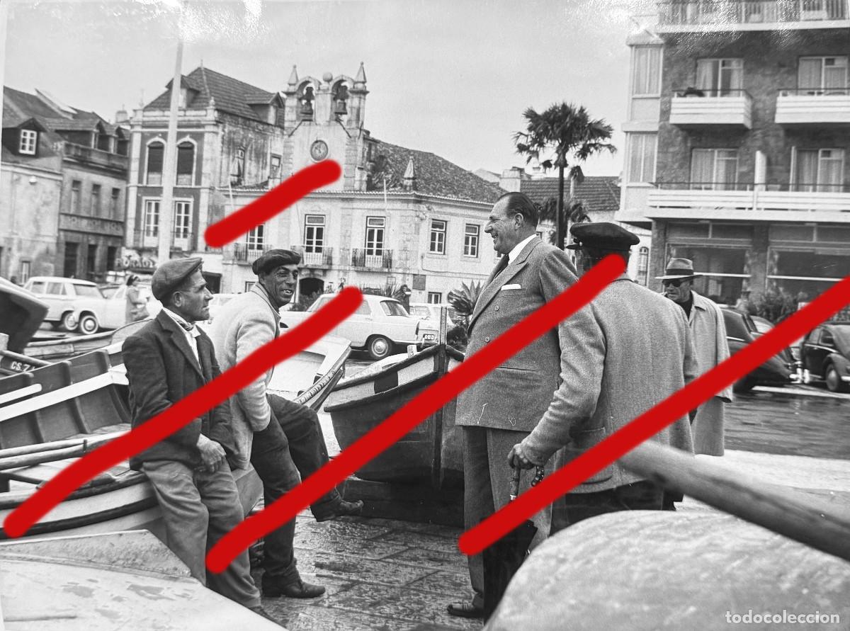 Fotografia antiga: Don Juan de Borb&oacute;n y Battenberg en Aveiro Portugal - FOTOGRAF&Iacute;A ANTIGUA