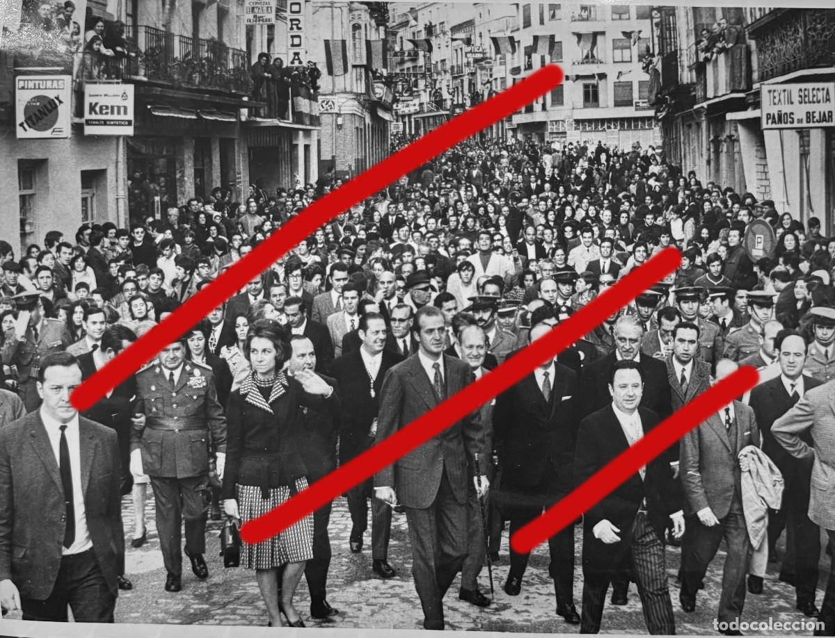 Fotograf&iacute;a antigua: Pr&iacute;ncipe Juan Carlos de Borb&oacute;n en B&eacute;jar, Salamanca - Fotografia Antigua