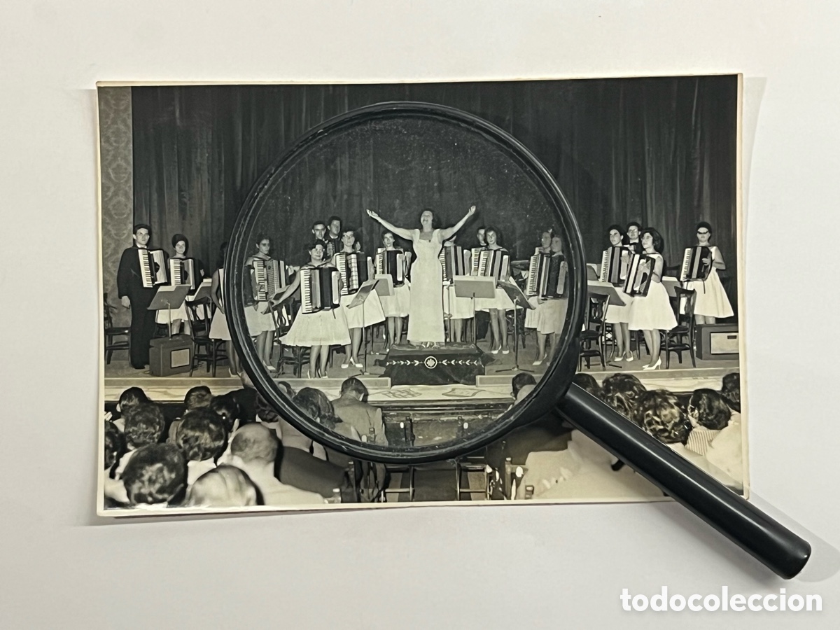 Fotograf&iacute;a antigua: LA LAGUNA - BARCELONA ACORDEON.. Concierto de la O.C.A.B., en Santa Cruz de Tenerife (a.1962)