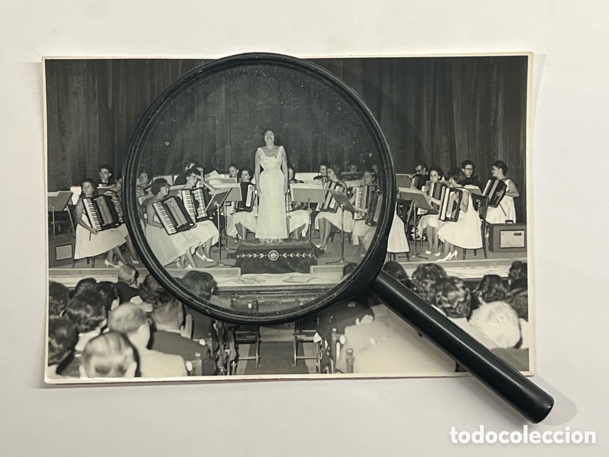 Fotograf&iacute;a antigua: LA LAGUNA - BARCELONA ACORDEON.. Concierto de la O.C.A.B., en Santa Cruz de Tenerife (a.1962)