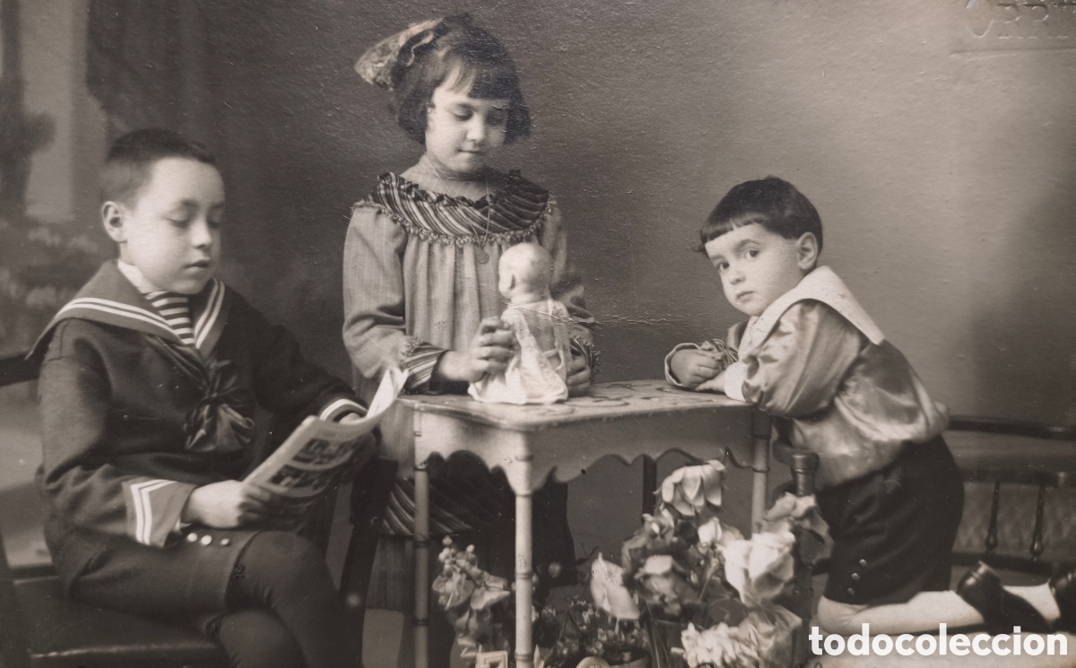 Antique Photography: FOTOGRAF&Iacute;A RETRATO DE ESTUDIO HERMANOS FOT&Oacute;GRAFO ORRIT MANRESA C. 1915