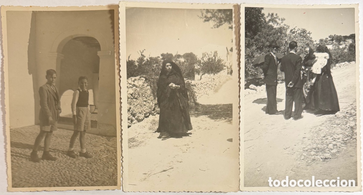 Antique Photography: Ibiza costumbre 3 fotos de familia preparada para un bautizo