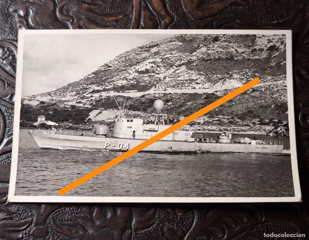 Antique Photography: Antigua fotograf&iacute;a. Barco militar, patrullero Villaamil. Fot&oacute;grafo Casau. Cartagena