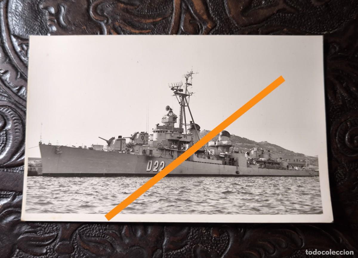 Antique Photography: Antigua fotograf&iacute;a. Barco militar, destructor Almirante Vald&eacute;s. Fot&oacute;grafo Casau. Cartagena