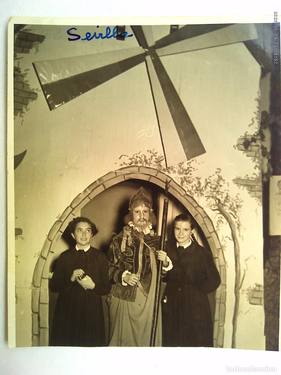 Fotograf&iacute;a antigua: FOTO DE UNA REPRESENTACION TEATRAL . DIA DE SAN FRANCISCO JAVIER 1952