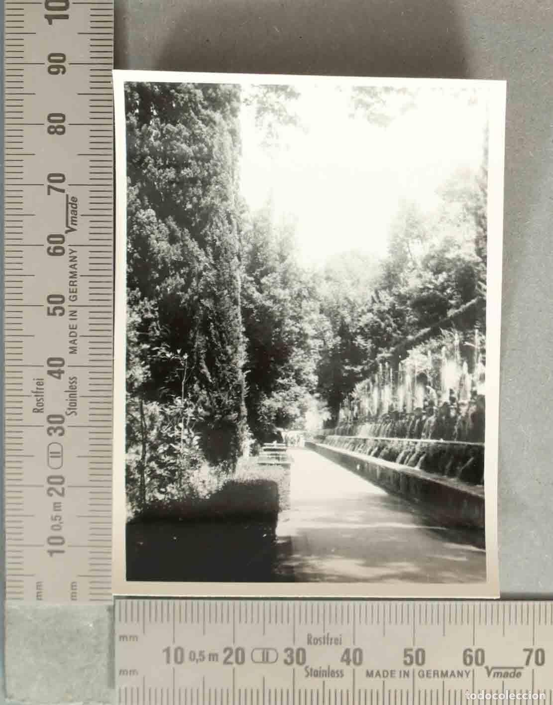 Fotografia antiga: FOTOGRAFIA. Villa d&acute;Este en Tivoli HACIA 1940