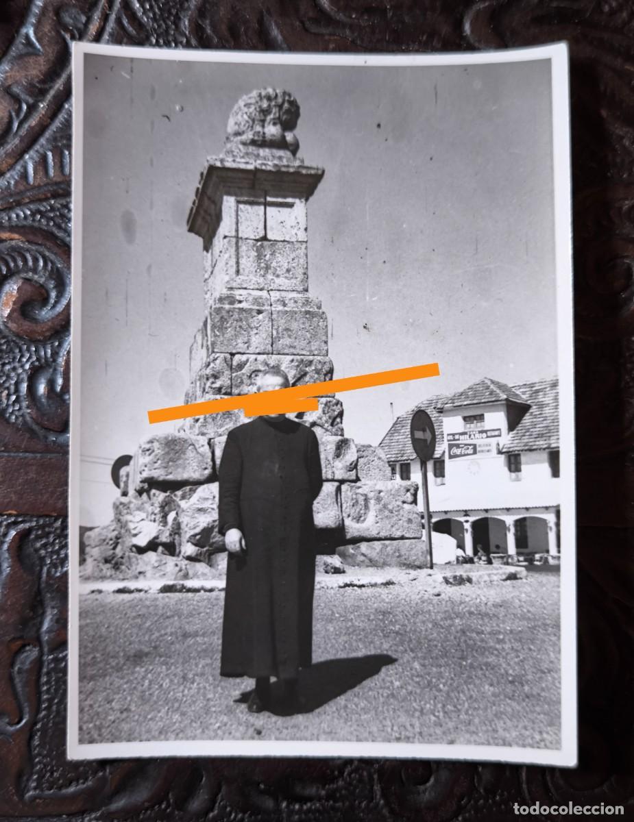 Fotograf&iacute;a antigua: Antigua fotograf&iacute;a. Alto de los leones Guadarrama Madrid. A&ntilde;os 50/60